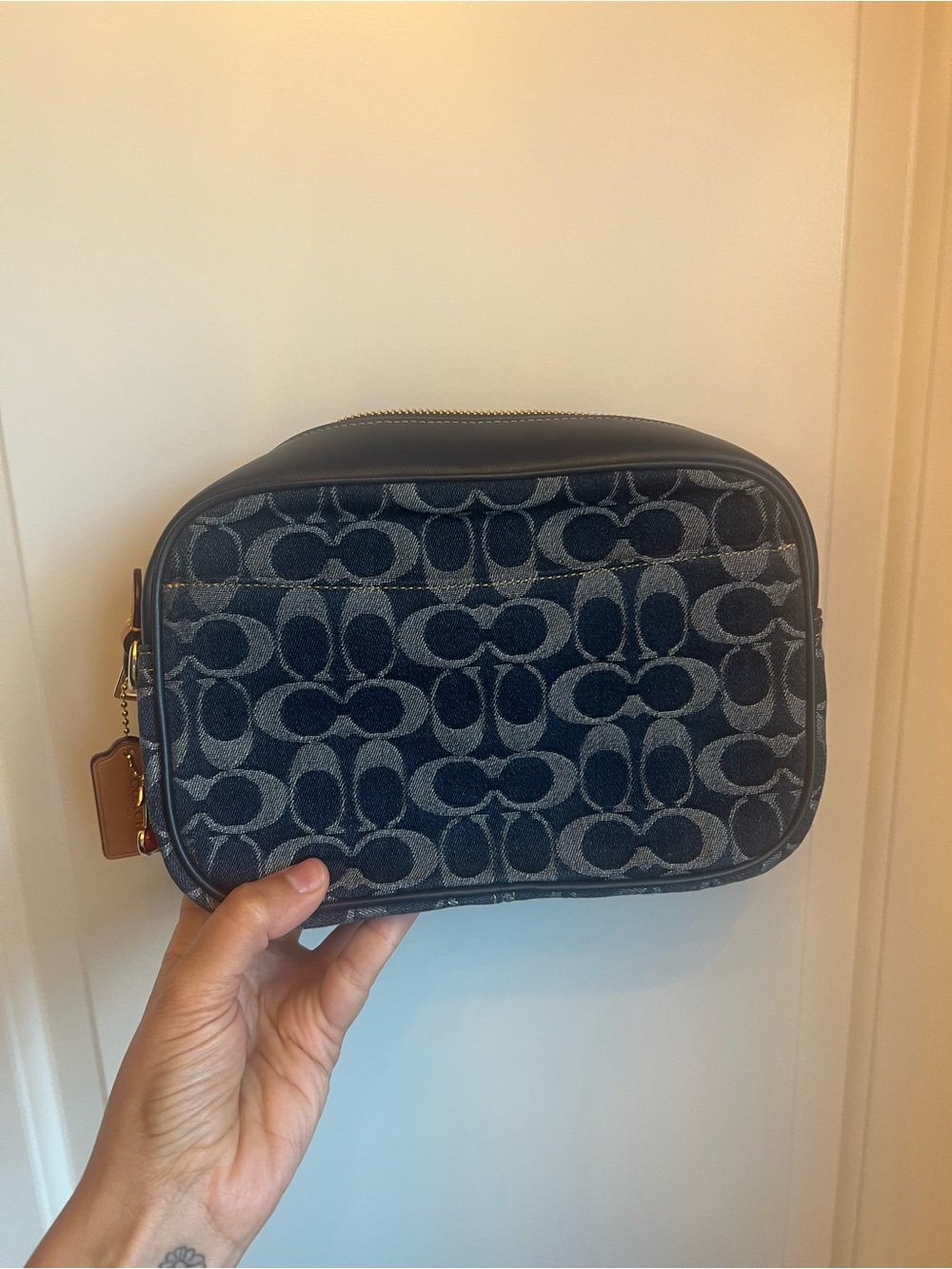 Coach Demin Camera Bag with small cherry charm (see photo) - Picture 3 of 5